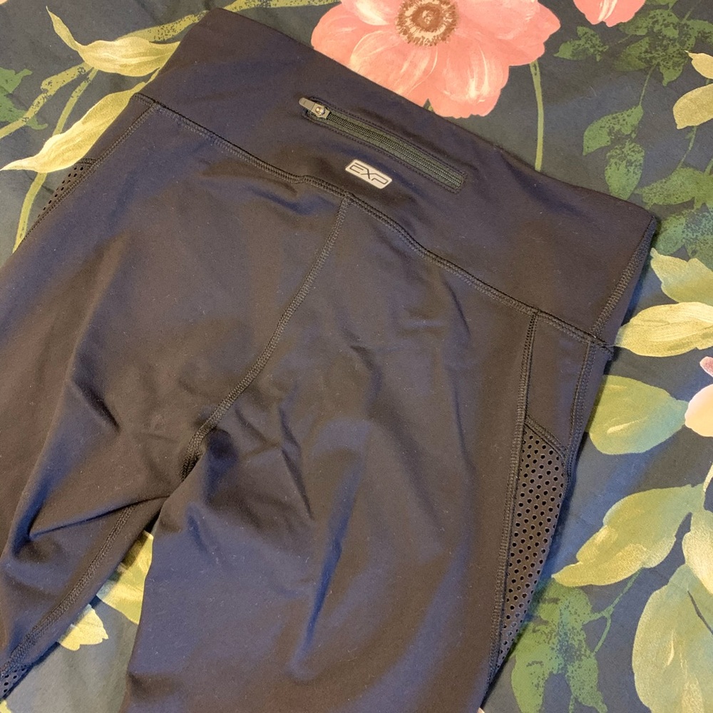 Express Performance Mesh Crop Workout Leggings - image 2